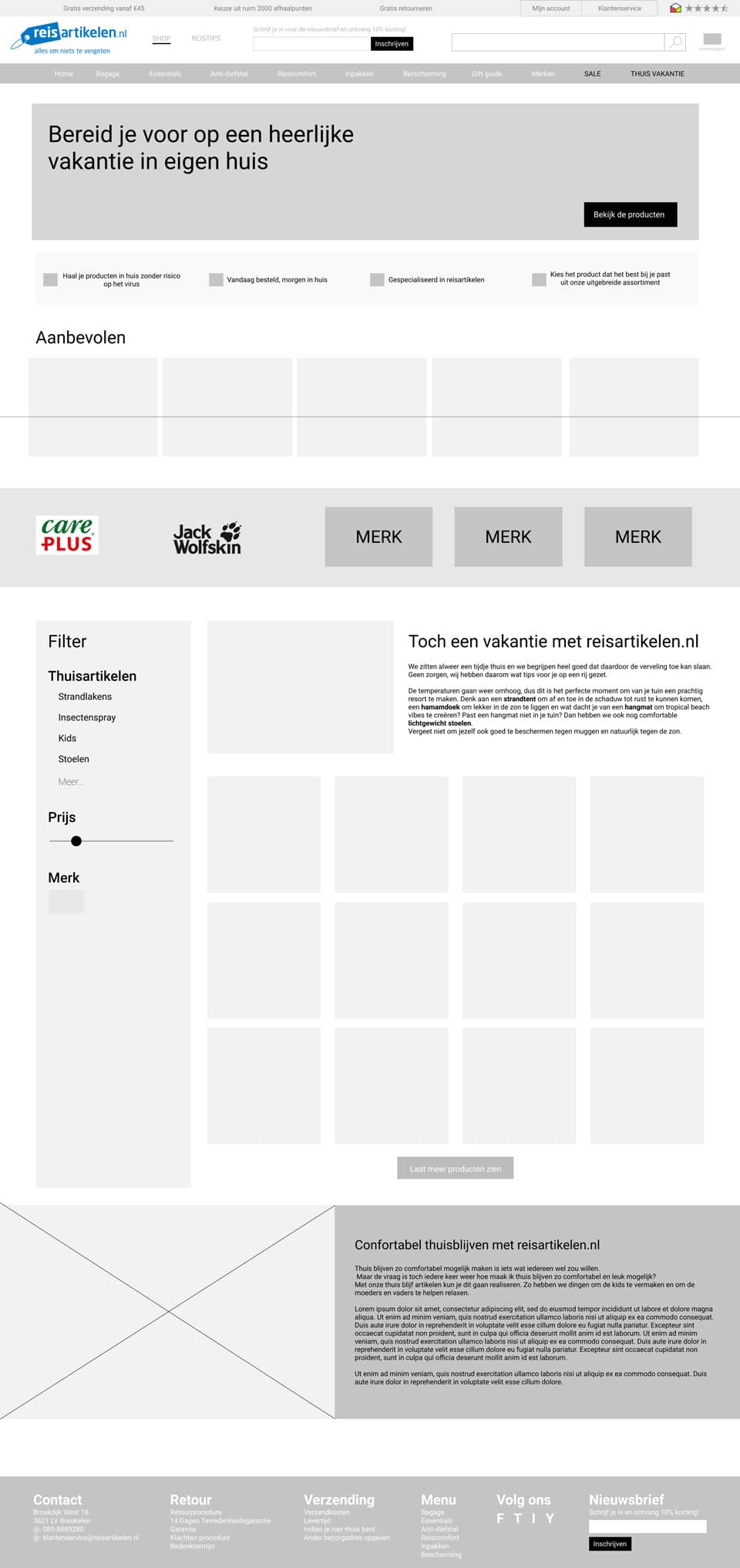 Lofi ontwerp reisartikelen.nl