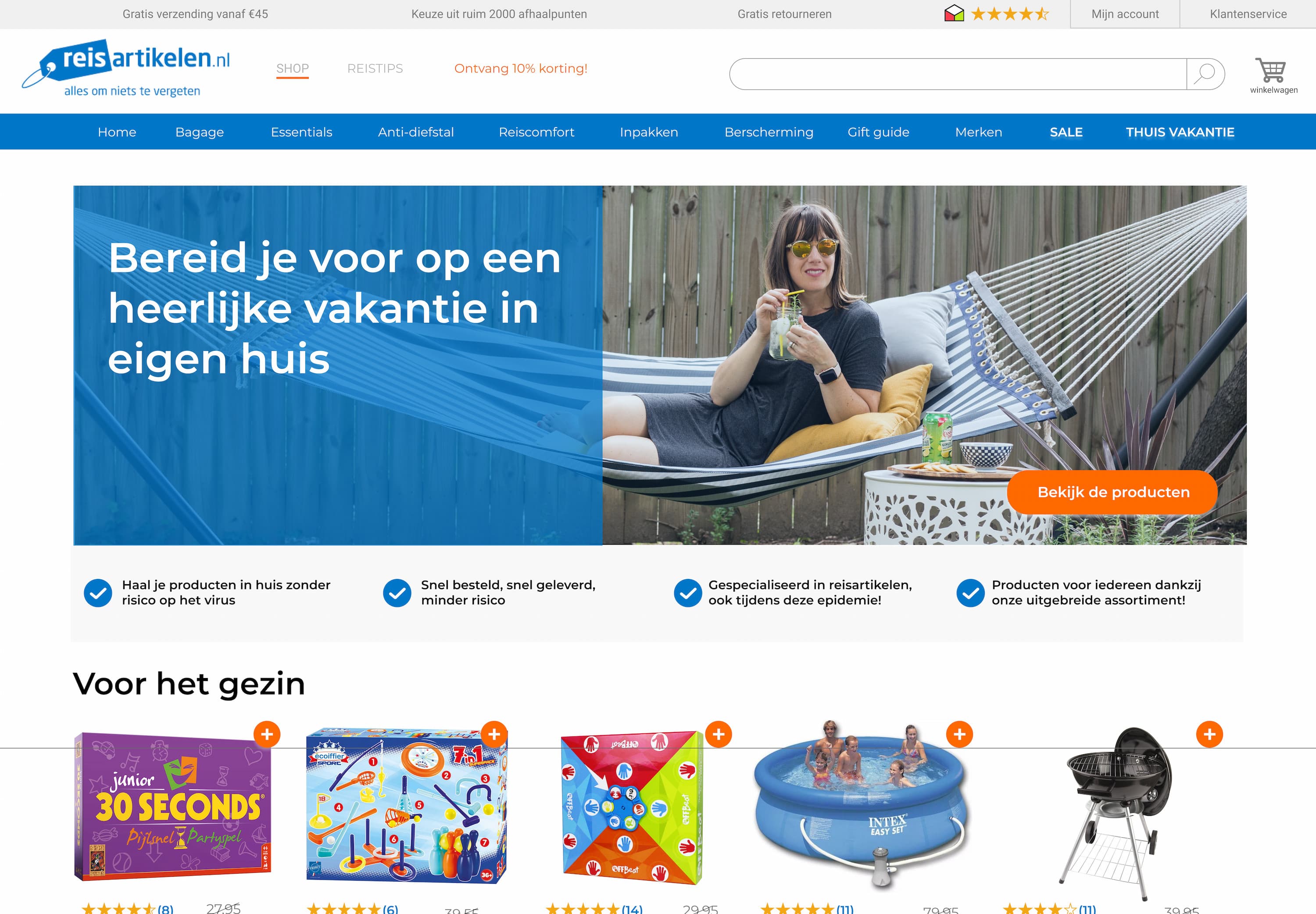 Reisartikelen herontwerp afbeelding